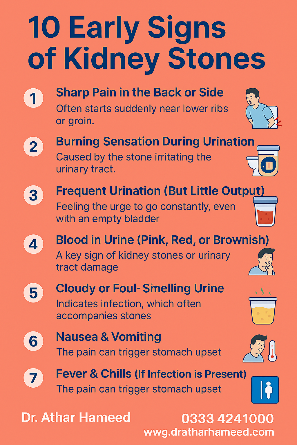 10 Early Signs of Kidney Stones